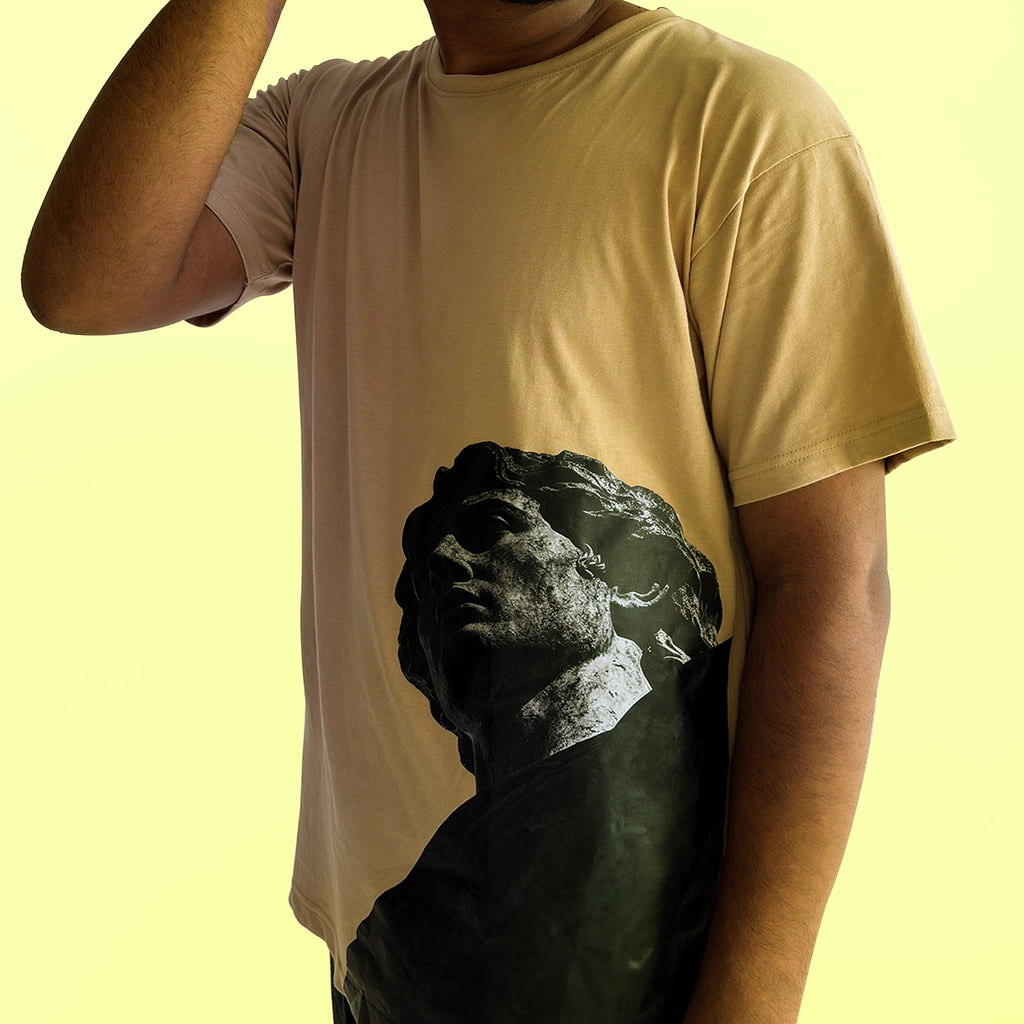 Beige David Skulpt Tees