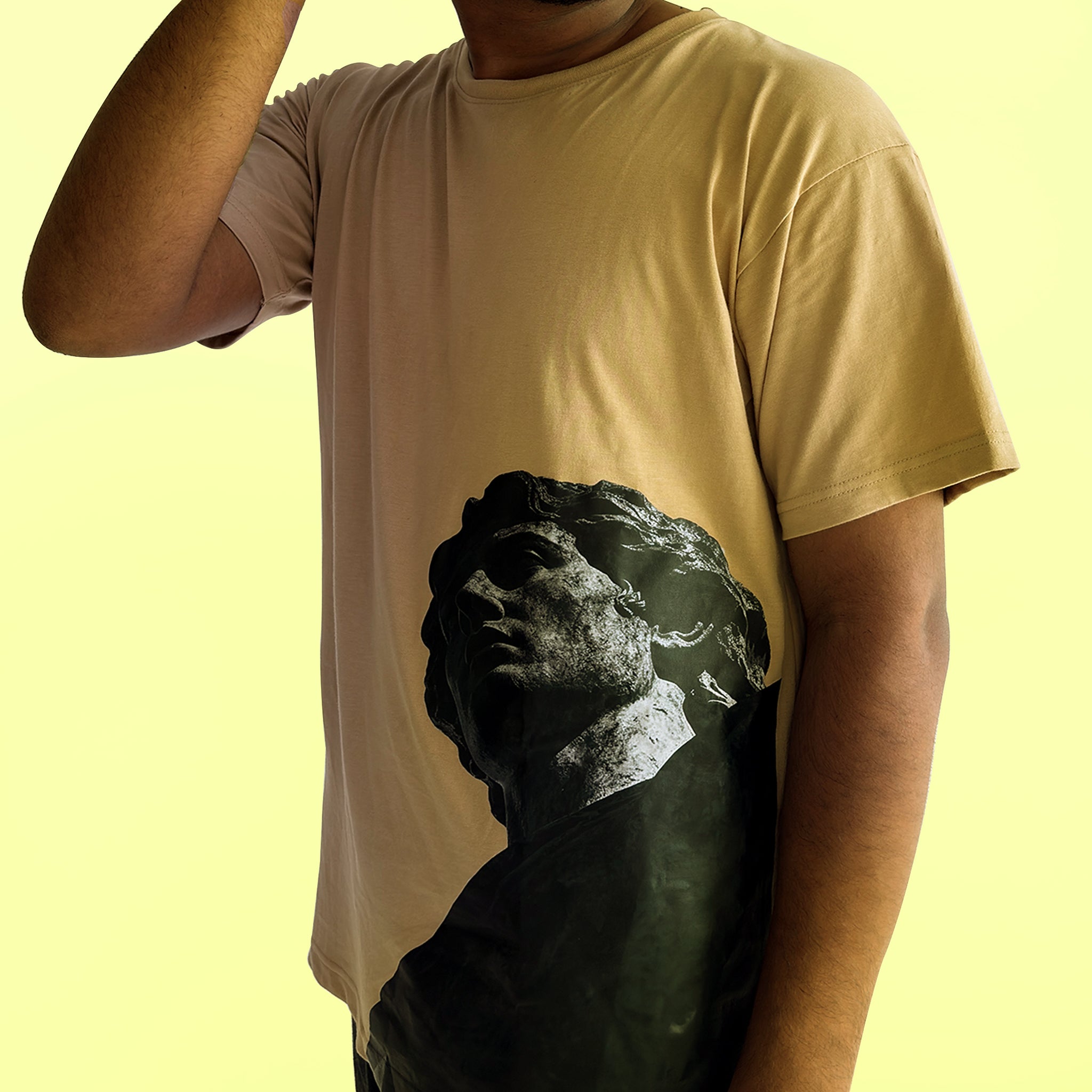 Beige David Skulpt Tees