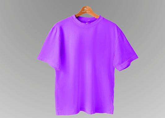 Purple Over-sized T-shirts