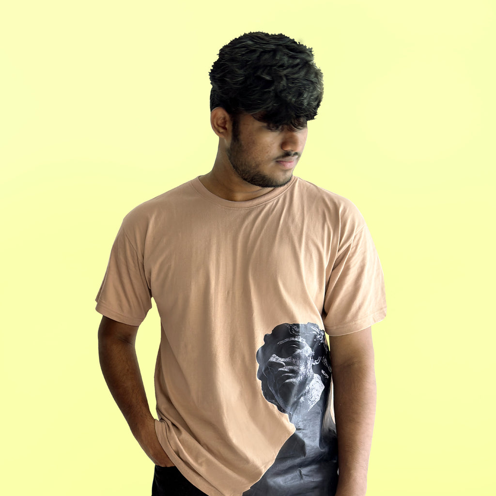 Beige David Skulpt Tees